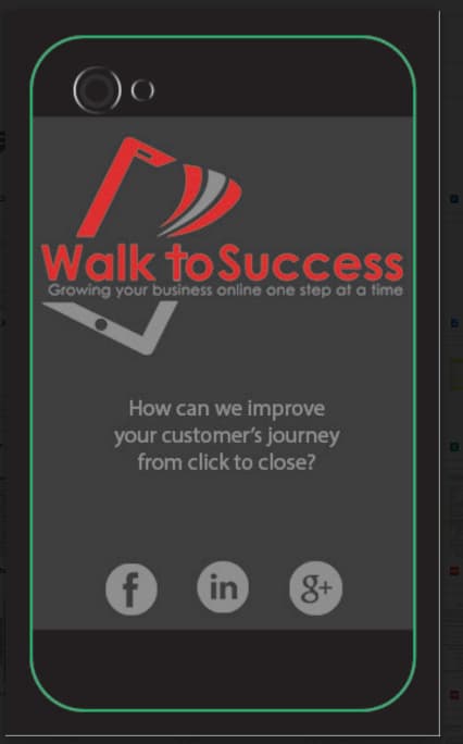 Walk to Success Marketing Business Card 4